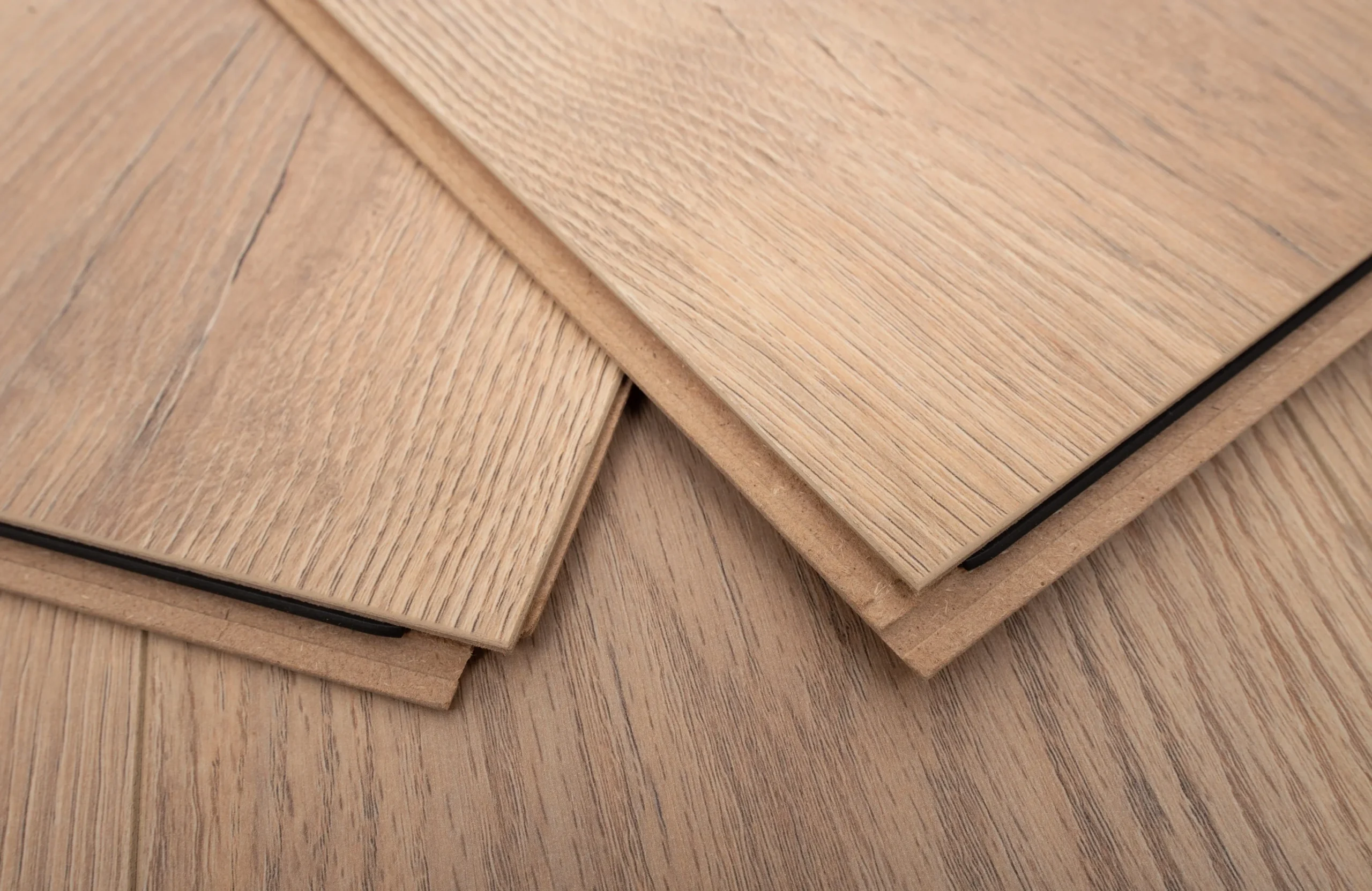 Wood effect laminate flooring